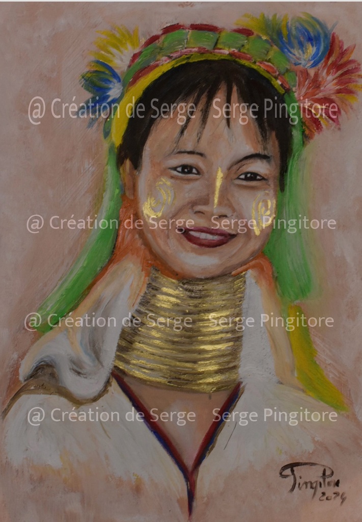 Femme Girafe Thaïlandaise 