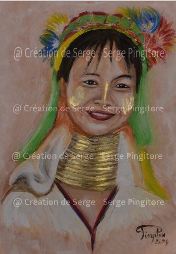 Femme Girafe Thaïlandaise 