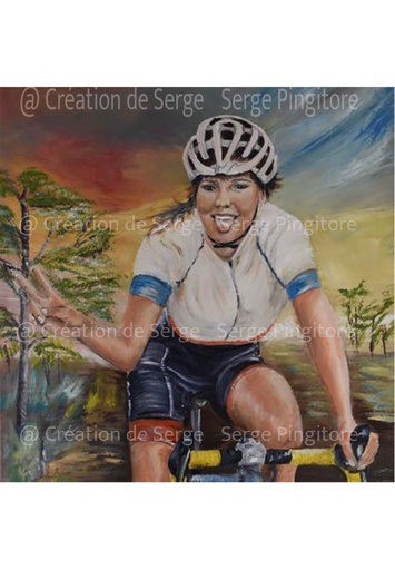  La Cycliste Heureuse